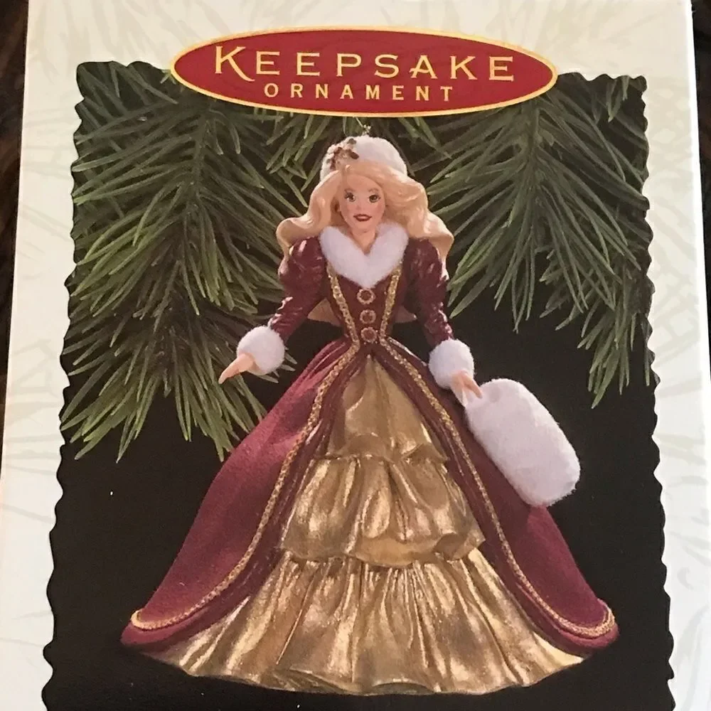 Vintage Hallmark Keepsake ornament collector Barbie vintage 1996